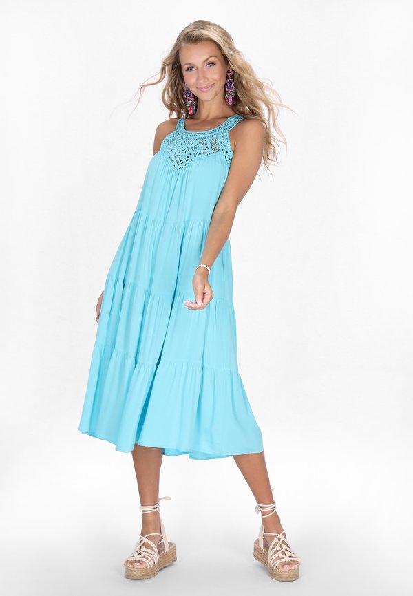 Freizeitkleid - turquoise