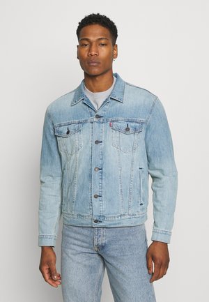 THE TRUCKER JACKET UNISEX - Veste en jean - light indigo/worn in