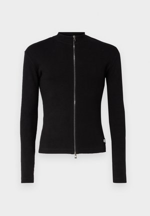 Dhruv Kapoor ZIPPED TURTLENECK UNISEX - Sweat zippé - black