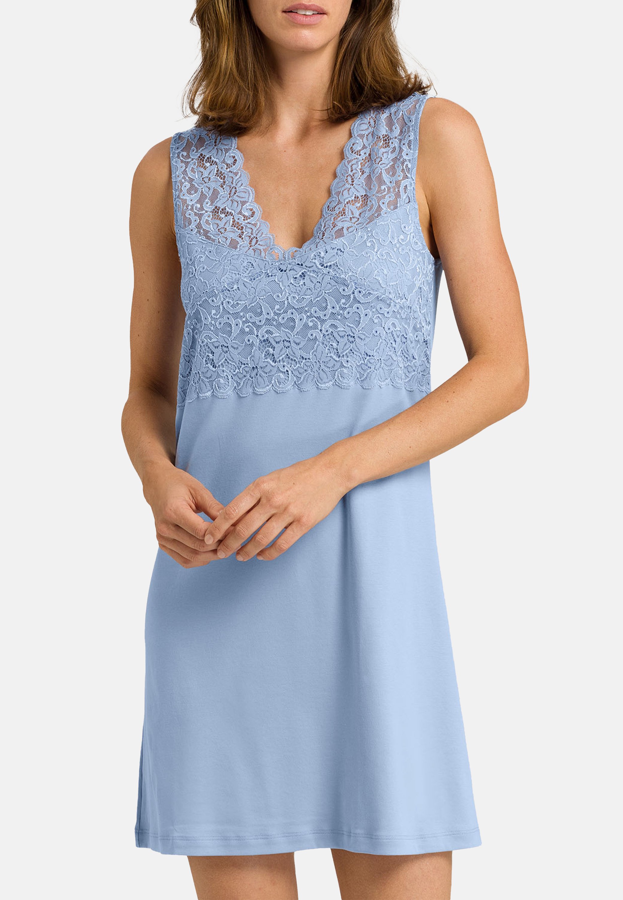 Hanro Camicia da notte blue moon blu Zalando
