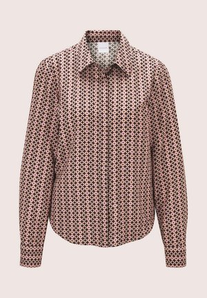 MADELEINE, MADELEINE BLUSE BLUSE MIT GEOMETRISCHEM DRUCK - Overhemdblouse - port wine   mauve   multicolor