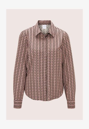MADELEINE, MADELEINE BLUSE BLUSE MIT GEOMETRISCHEM DRUCK - Overhemdblouse - port wine mauve multicolor