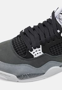 Jordan AIR JORDAN 4 RETRO UNISEX - Sneakers alte - black/white/anthracite/pure platinum