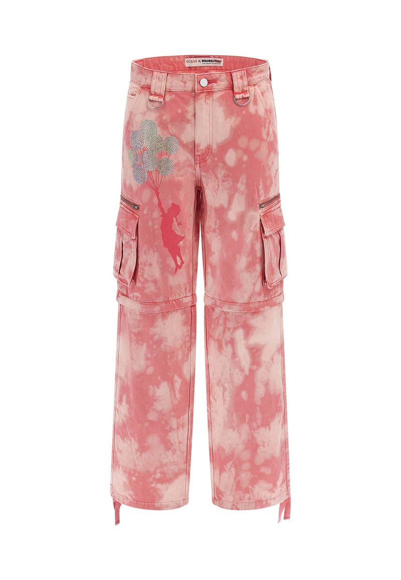 Guess Straight leg jeans donkerroze Guess Straight leg jeans donkerroze