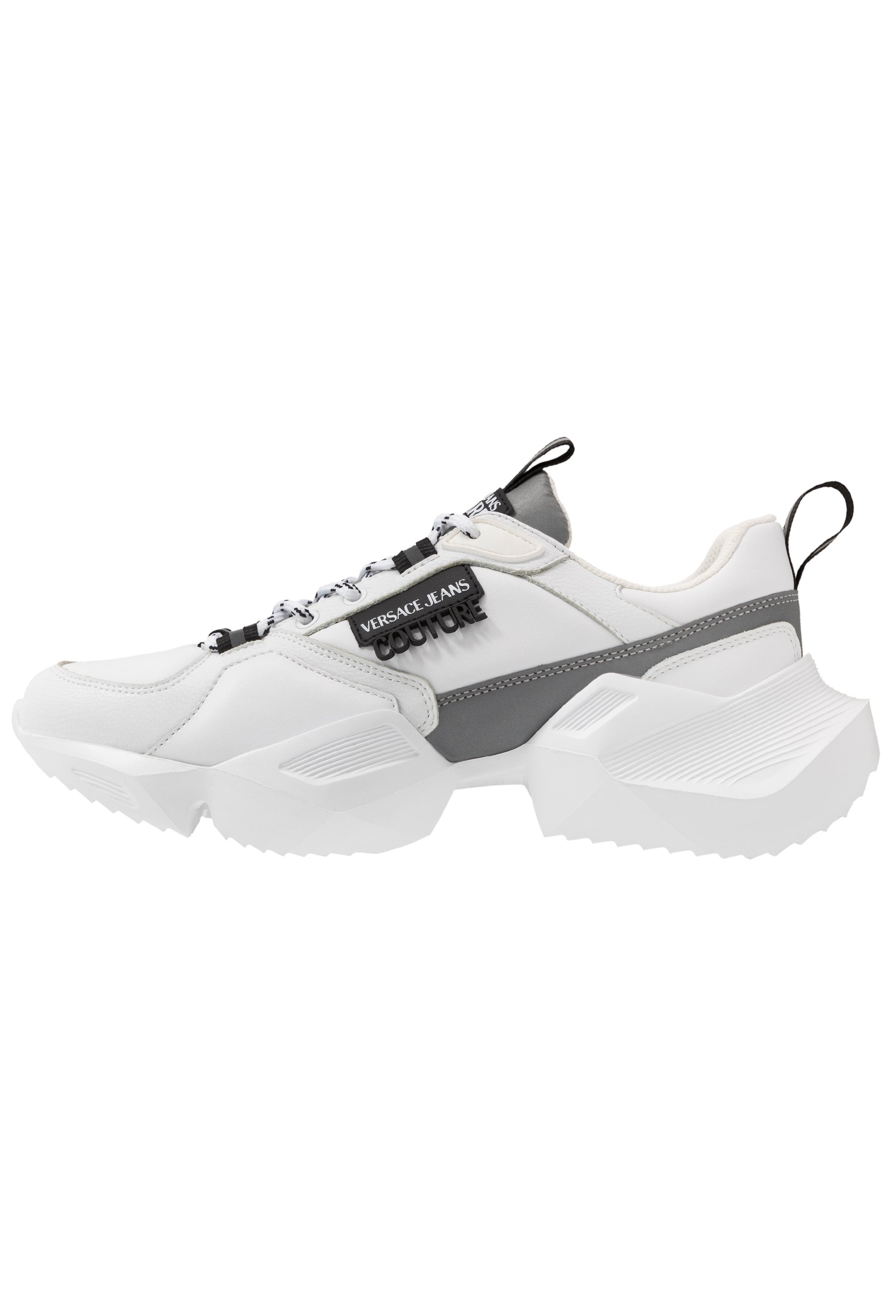 Versace Jeans Couture Baskets basses bianco otticoblanc Versace Jeans Couture Baskets basses white ZALANDO.FR