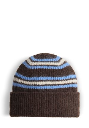 SOFT TOUCH STRIPED - Beanie - coffee bean