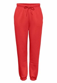 PCCHILLI PANTS - Tracksuit bottoms - poppy red