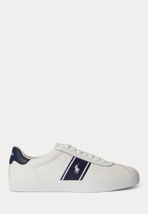 Polo Ralph Lauren, COURT VULC LEATHER SNEAKER - Baskets basses - deckwash white/navy