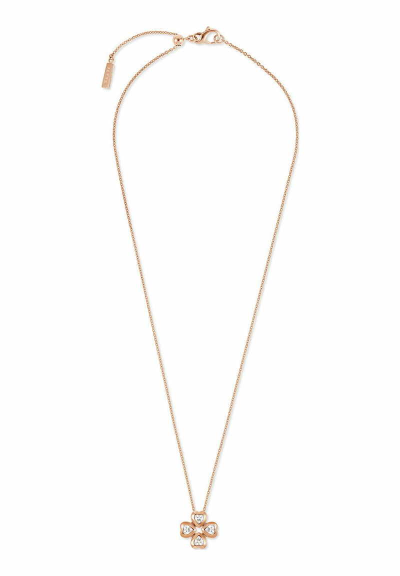 JETTE ZIRKONIA - Halskæder - rose gold-coloured