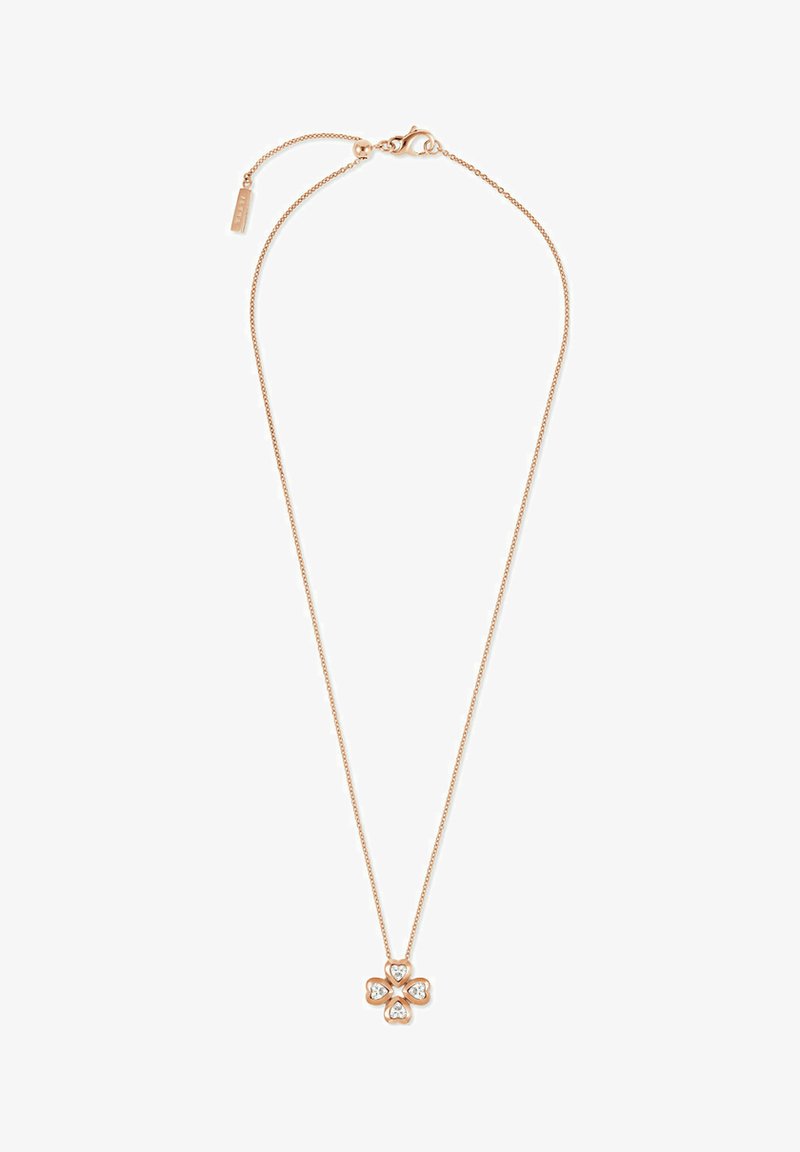 JETTE ZIRKONIA - Halskæder - rose gold-coloured