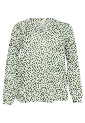 JALU  - Blus - greencolors graphic dot