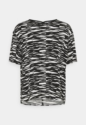 Calvin Klein Blusa - black/ecru