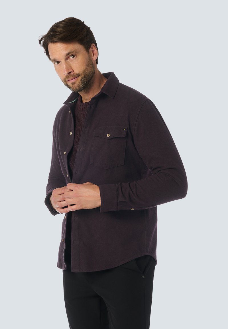 NO EXCESS TWO-TONE  - Overhemd - aubergine