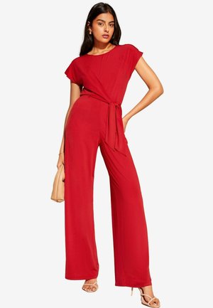 Friends Like These SHORT SLEEVE TIE WAIST - Overal - red