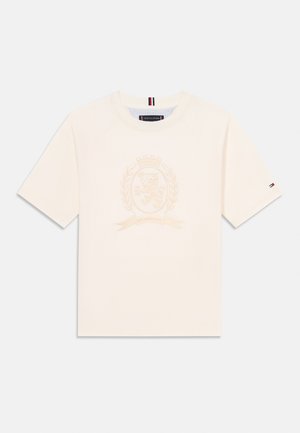 GRAPHIC TEE - Marškinėliai su spaudiniu - ivory silk