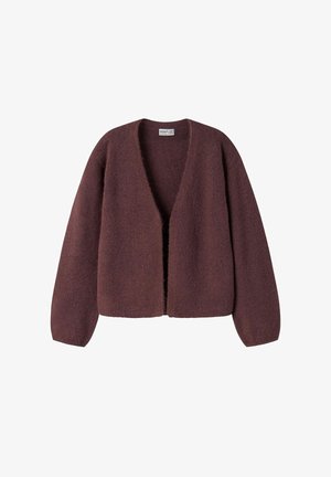 Name it, NKFOLINA LS KNIT CARD NOOS - Gilet - wild ginger