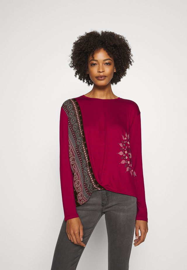 MARSELLA - T-shirt à manches longues - borgoña