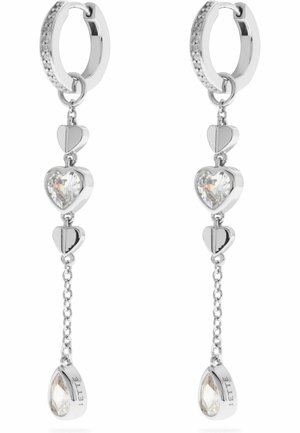 ZIRKONIA - Øreringe - silver-coloured