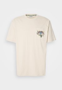 RELAXED FIT POCKET - T-shirt print - parchment
