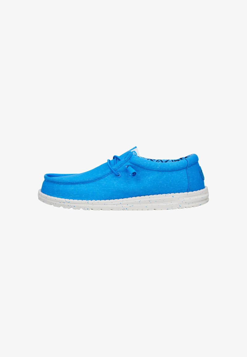 HEYDUDE Wally Stretch Canvas - Slip-On Schuhe - Zapatos con cordones - blue