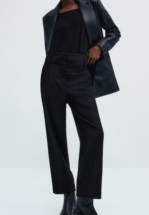 Massimo Dutti Pantalon classique - black