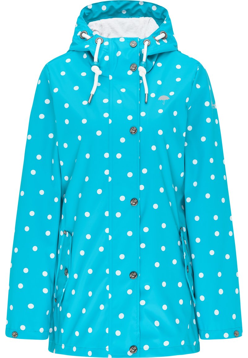 Damen Parkas | Schmuddelwedda SCHMUDDELWEDDA VIRITA Parka türkis aop/türkis - DK85800 Damen Parkas | Schmuddelwedda SCHMUDDELWEDDA VIRITA Parka türkis aop/türkis - DK85800