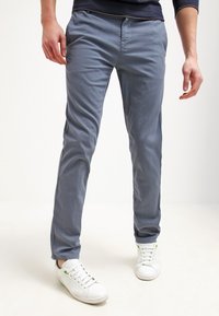 BOSS CASUAL Tygbyxor - light blue