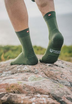 3 PACK - Socks - black olive green