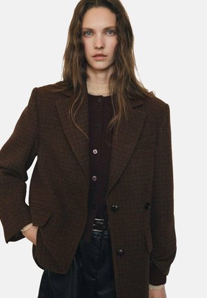 Cappotto corto - mittelbraun