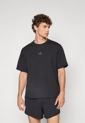 adidas Performance TEE - T-shirt imprimé - black