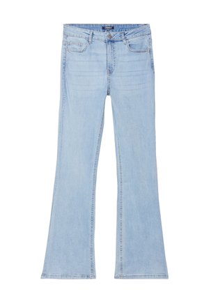 Creeks, CREEKS AMERICAN INSPIRATION; FASHION; COOL; EASY JEANS FLARE 5 TASCHEN - Flared Jeans - denim double stone
