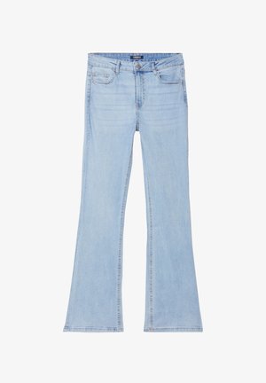 Creeks, CREEKS AMERICAN INSPIRATION; FASHION; COOL; EASY JEANS FLARE 5 TASCHEN - Jeans a zampa - denim double stone