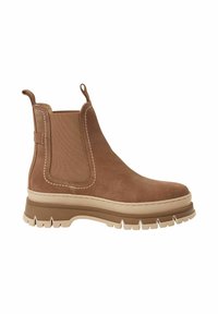 Tamaris ELEGANTE CHELSEA MIT REMOVABLE - Bottines à plateau - taupe