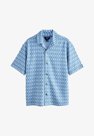 Next, REGULAR FIT - N SHORT SLEEVE GEOMETRIC PRINT - Pluus - light blue
