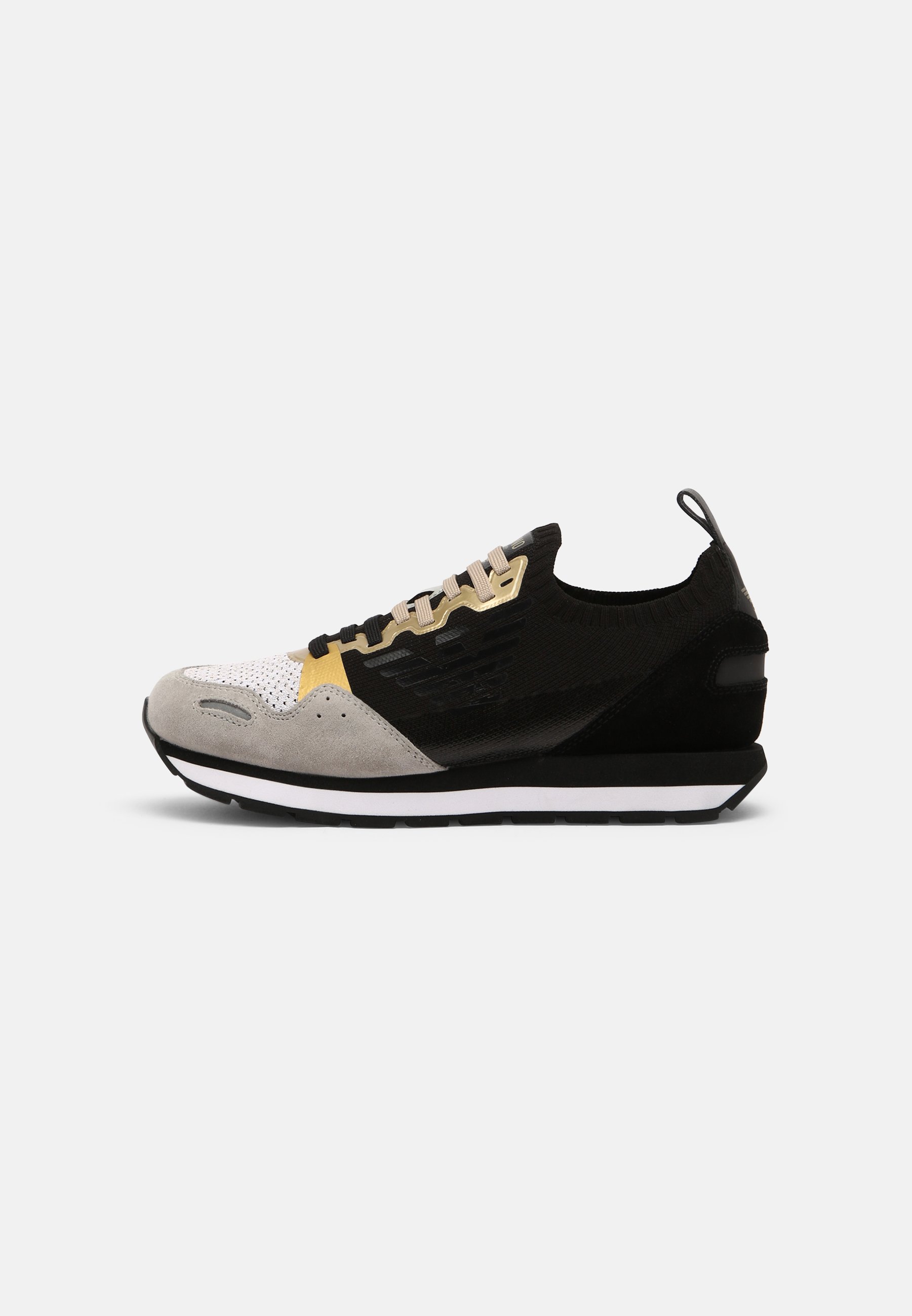 Emporio Armani Sneakers basse - white/black/gold/nero - Zalando.it