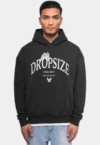 Dropsize - HEAVY PRAY LOVE HUSTLE - Pulover s kapuco - washedblack Miniaturna slika 1