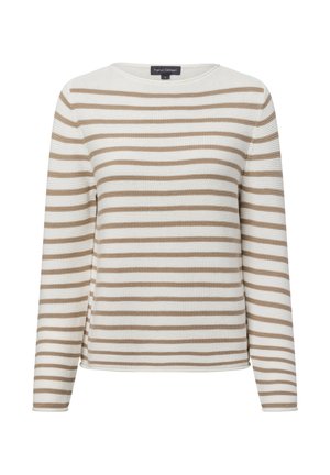 Pullover - weiß melange