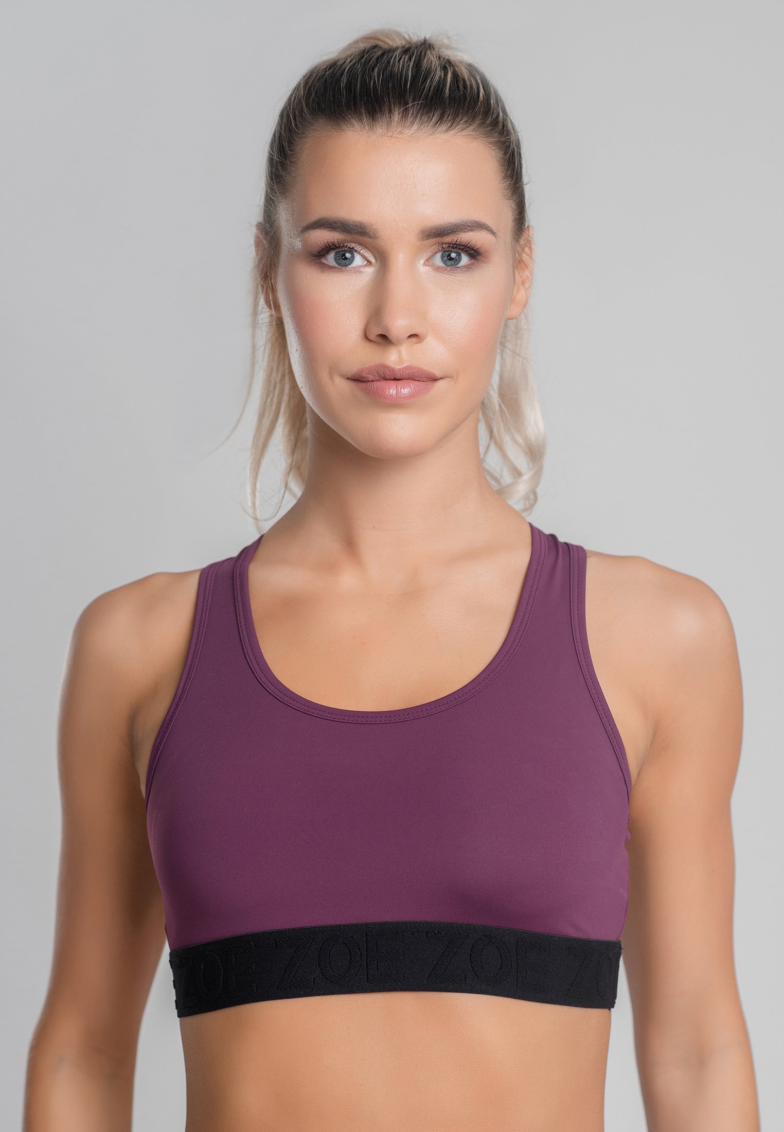 Zoe Leggings Reggiseno sportivo con sostegno medio - plum/viola - Zalando.it