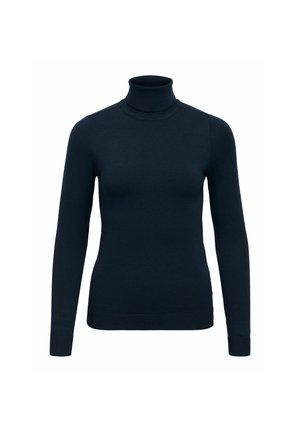 Object, OBJTHESS L/S ROLLNECK KNIT PULLOVER - Pullover - sky captain