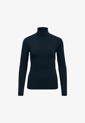 Object, OBJTHESS L/S ROLLNECK KNIT PULLOVER - Pullover - sky captain