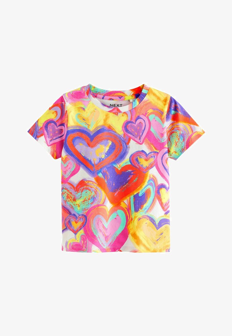 Next T-shirts print - bright hearts