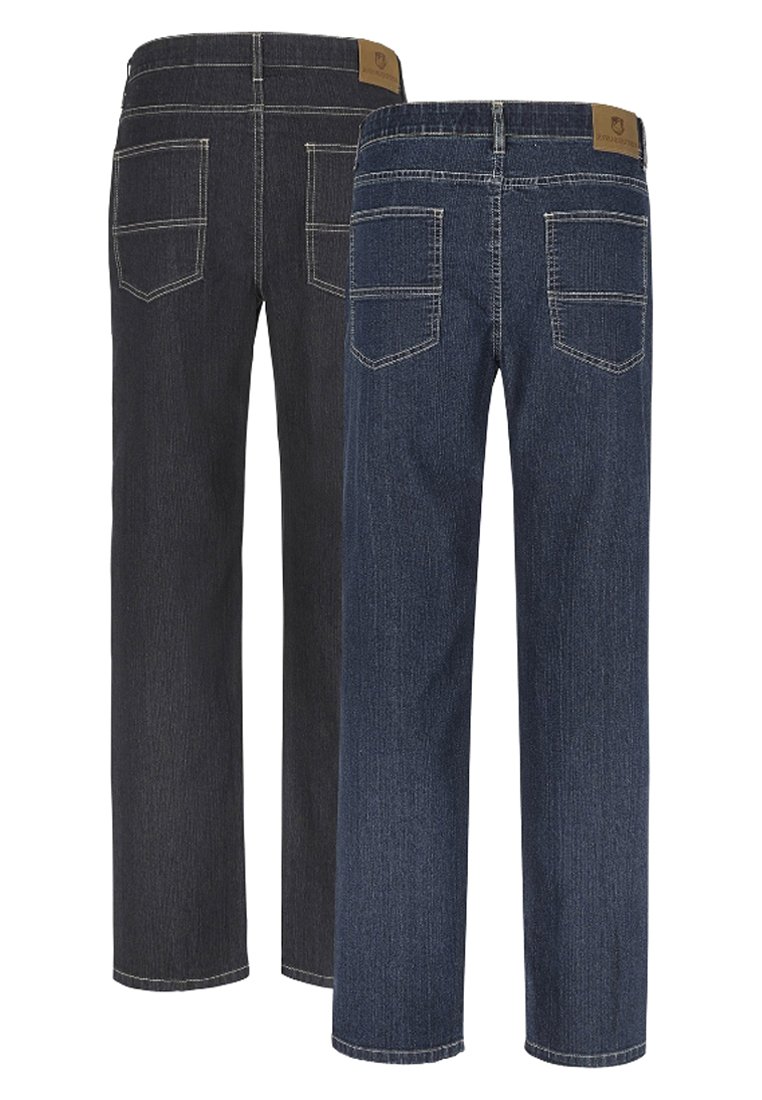 Herren Skinny Fit | Jan Vanderstorm 2PACK Jeans Straight Leg blau/schwarz/blue denim - XK00324 Herren Skinny Fit | Jan Vanderstorm 2PACK Jeans Straight Leg blau/schwarz/blue denim - XK00324