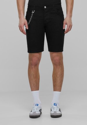 Jeansshorts - black