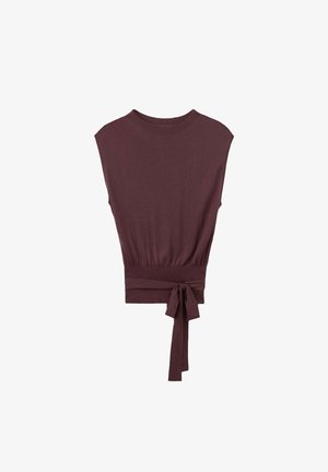 Mango, ADULT - T-shirt imprimé - bordeaux