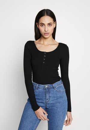 PCKITTE - Long sleeved top - black