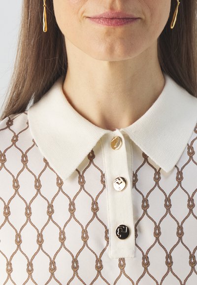 Tory Burch FRONT - Piké - new ivory/brown