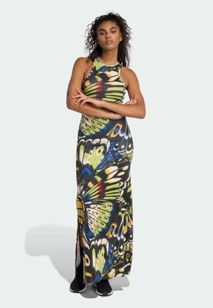 FARM PRM - Robe de sport - black hi res blue lush red