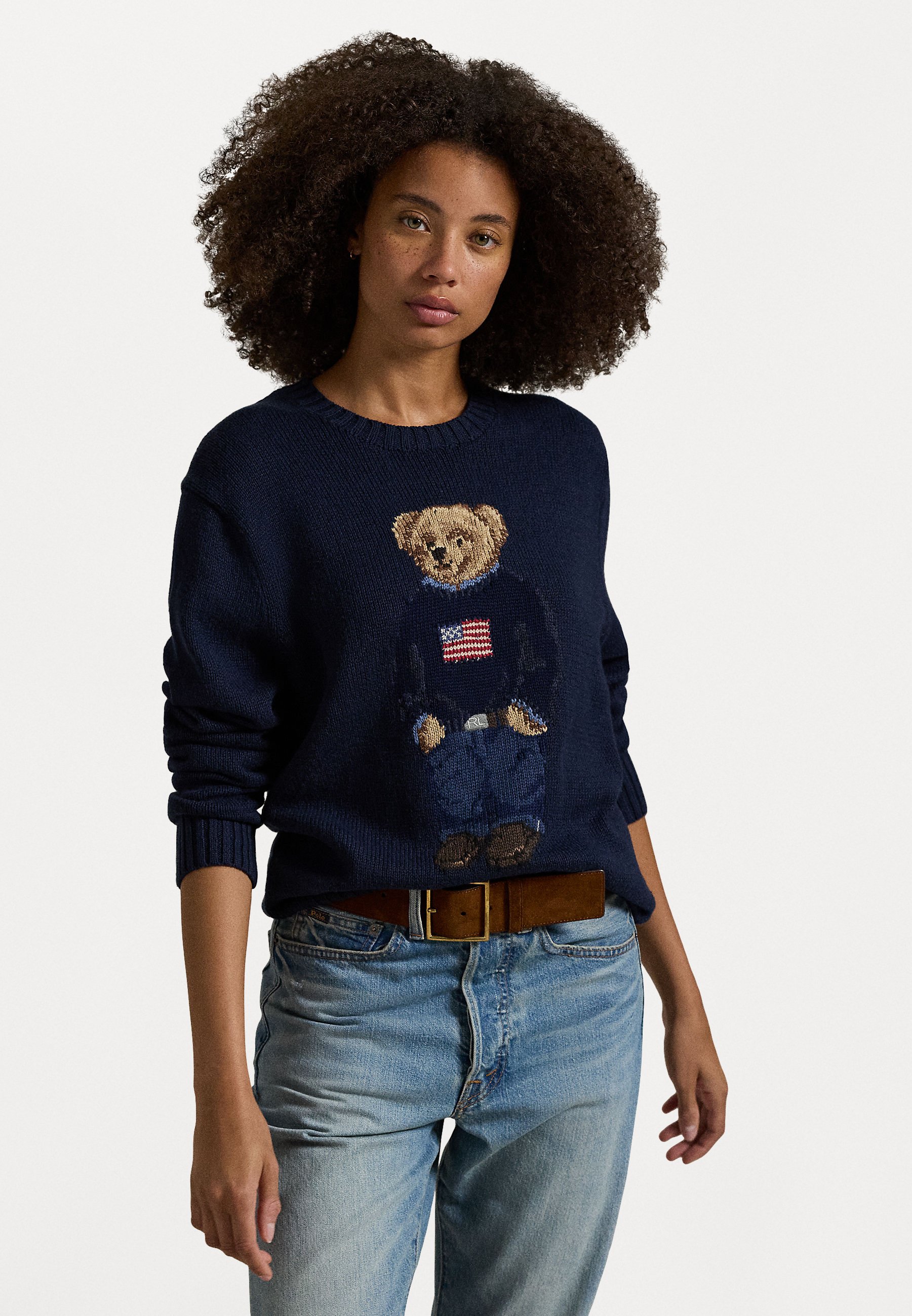 Polo Ralph Lauren POLO BEAR COTTON LINEN SWEATER UNISEX - Maglione