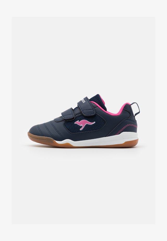 NICOURT - Baskets basses - dark navy/daisy pink