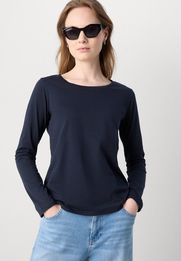 LONG SLEEVE ROUND NECK - Long sleeved top - manic midnight3